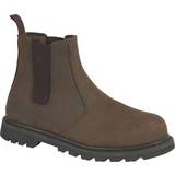 grafters 12 UK, Brown Mens Safety Chelsea Boots