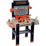 Metal Role Playing Toys Smoby Black+Decker Super Workbench Center