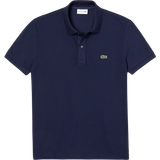 Lacoste Men - XL Polo Shirts Lacoste Original L.12.12 Slim Fit Petit Piqué Polo Shirt - Navy Blue