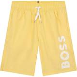 Hugo Boss Children's Clothing HUGO BOSS Junior Logo Swim Shorts Yellow