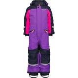 Breathable Material Snowsuits Didriksons Neptun Kid's Coverall - Disco Purple