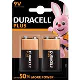 9V (6LR61) - Batteries Batteries & Chargers Duracell 9V Plus Power 2-pack