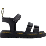 Black Sandals Dr. Martens Junior Klaire Leather Strap Sandal - Black T Lamper
