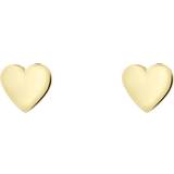 Earrings Ted Baker Harly Tiny Heart Gold Studs - Gold