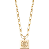 Daisy Bloom Medallion Necklace - Gold