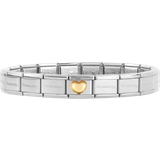 Bracelets Nomination Classic Heart Starter Bracelet - Silver/Gold