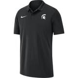 Nike Polo Shirts Nike Men's Michigan State Spartans Black Dri-FIT Coaches Polo