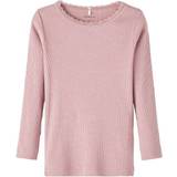 Modal Tops Children's Clothing Name It Kab LS Slim Top - Deauville Mauve (13198042)