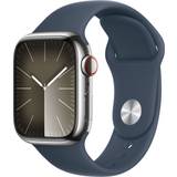 Apple watch series 9 stainless steel Apple Watch Series 9 Cellular 41mm Stainless Steel Case with Sport Band