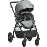 Swivel/Fixed Pushchairs Homcom Two-In-One