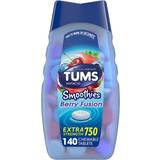 Tums Smoothies Extra Strength Antacid Tablets Berry Fusion 140 pcs