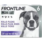 Frontline Pets Frontline Plus Flea & Tick Treatment for Dogs 20-40