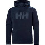 Blue Hoodies Helly Hansen Kids' Daybreaker Logo Hoodie, Navy