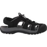 Fabric Sport Sandals Keen Rapids H2 - Black/Steel Grey