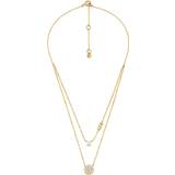Michael Kors Brilliance 14ct Gold Plated Layered Necklace