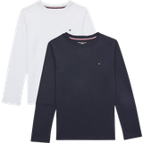 Tommy Hilfiger Original Long Sleeve T-shirts 2-pack - Desert Sky/White