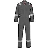 L Overalls Portwest Flame Resistant Anti-Static Coverall 350g Grey