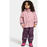 Pink Rain Sets Children's Clothing Didriksons Regnsæt Slaskeman Kids Set Rosa