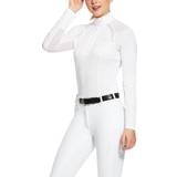 Equestrian T-shirts & Tank Tops Ariat Ladies Sunstopper 2.0 Show Shirt White