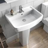 Bathroom Sinks Nuie Bliss White 520mm