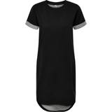 Only Short Dresses - Women Only Short T-shirt Dress - Black