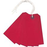 Red Photo Paper Strung Tag 120x60mm Red Pack 1000 KF01627