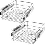 Baskets on sale tectake 37 2 Sliding wire with drawer Basket