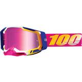 Pink Goggles 100% Mission Mirror Pink Lens Racecraft Goggles