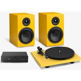 Yellow Turntables Pro-Ject Colourful Audio System Yellow