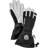 Women Gloves Hestra Army Leather Heli Ski 5-Finger Gloves - Black
