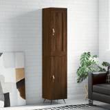 Leathers Cabinets vidaXL Highboard Brown Oak Sideboard 34.5x180cm