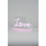 Litecraft Wall Lamps Litecraft Glow Box Neon Love Wall light