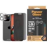 Screen Protectors PanzerGlass Privacy 3-in-1 Set for iPhone 15 Pro Max