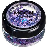 Body Makeup Smiffys moon glitter holographic glitter shapes, purple
