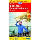 Sat Navs ADFC-Radtourenkarte 25 Bodensee Schwäbische Alb 1:150.000, reiß und wetterfest, GPS-Tracks Download