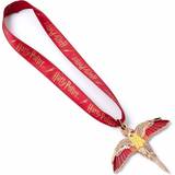 Harry Potter Fawkes Baubles gold coloured Christmas Tree Ornament
