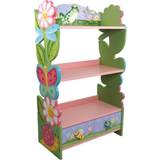 Bookcases Kid's Room Teamson Kids Magic Garden Wooden Bookshelf with Storage Drawers