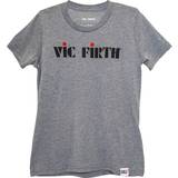 Grey Drumsticks Vic Firth Youth Logo T-Shirt M