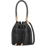 Leather Bucket Bags Marc Jacobs The Leather Mini Bucket Bag - Black