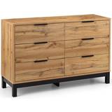 Chest of Drawers Julian Bowen Bali 6 Wide Chest of Drawer 120x77cm