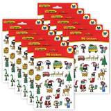 Cats Stickers Pete the Cat Christmas Stickers 120 Per Pack 12 Packs