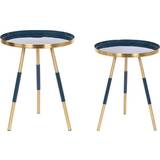 Set of 2 ESPRIT Golden Small Table