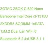 Zotac ZBOX CI629 NANO Barebone i3
