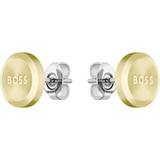 Hugo Boss Earrings HUGO BOSS Yann Ladies' Gold Tone Steel Stud Earrings