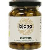 Oils & Vinegars Biona Organic Capers in Extra Virgin Olive Oil 125g