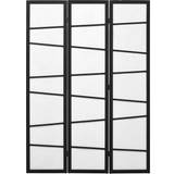 Room Dividers Homcom Folding 3 Panel Privacy Screen Protector Room Divider