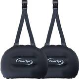 Cleverspa hot tub CleverSpa Inflatable Hot Tub 2pk Head Rest Black