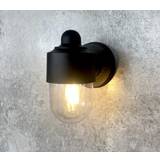 CGC Black Curved Lantern Wall light