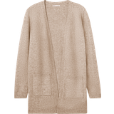 Pocket Cardigans Kids Only Girl's Open Knitted Cardigan - Beige