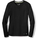 Merino Wool T-shirts Smartwool Women's Classic All-Season Merino Long Sleeve Baselayer Black